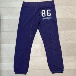 PINK Victoria's Secret purple sweatpants